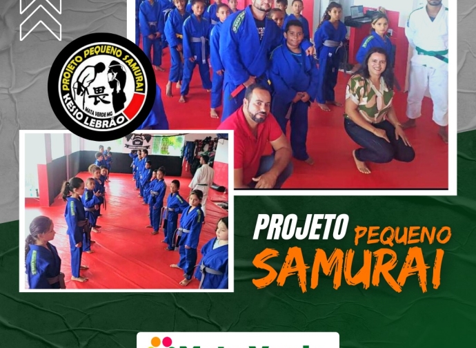 Prefeitura de Mata Verde e vereador Késio Lebrão desenvolvem o Projeto Pequeno Samurai